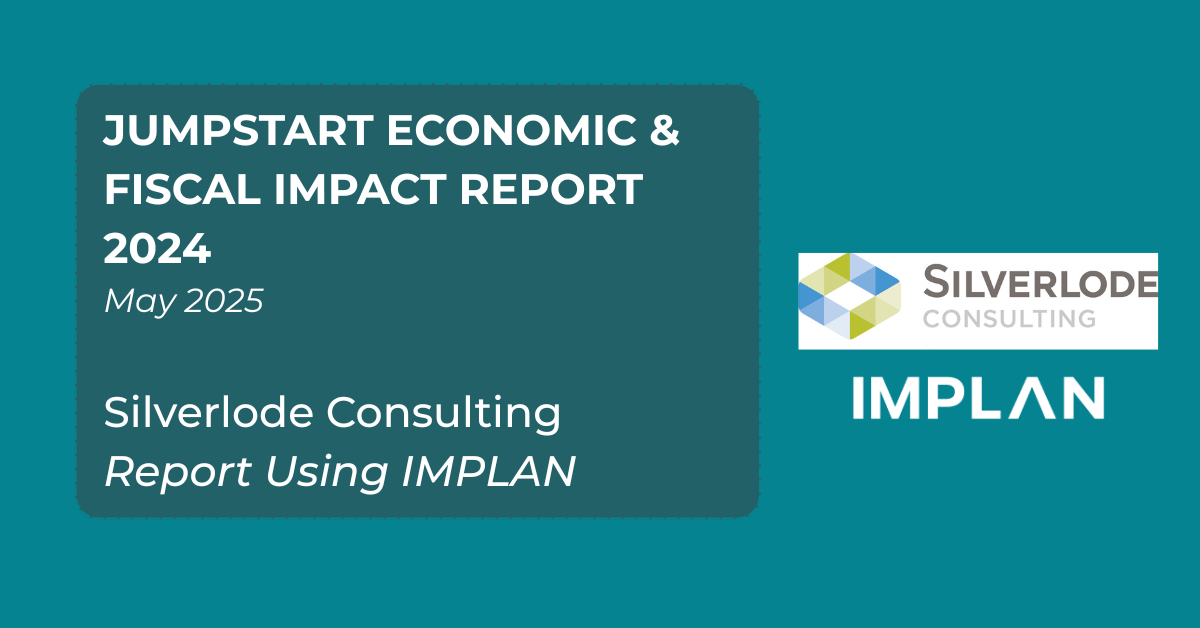 Jumpstart Economic Fiscal Impact Report 2024 Title Card - Reports using IMPLAN