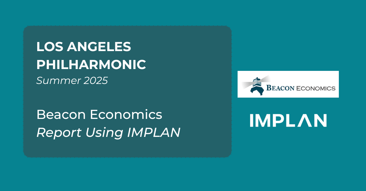LA Philharmonic EIA Title Card - Analysis using IMPLAN